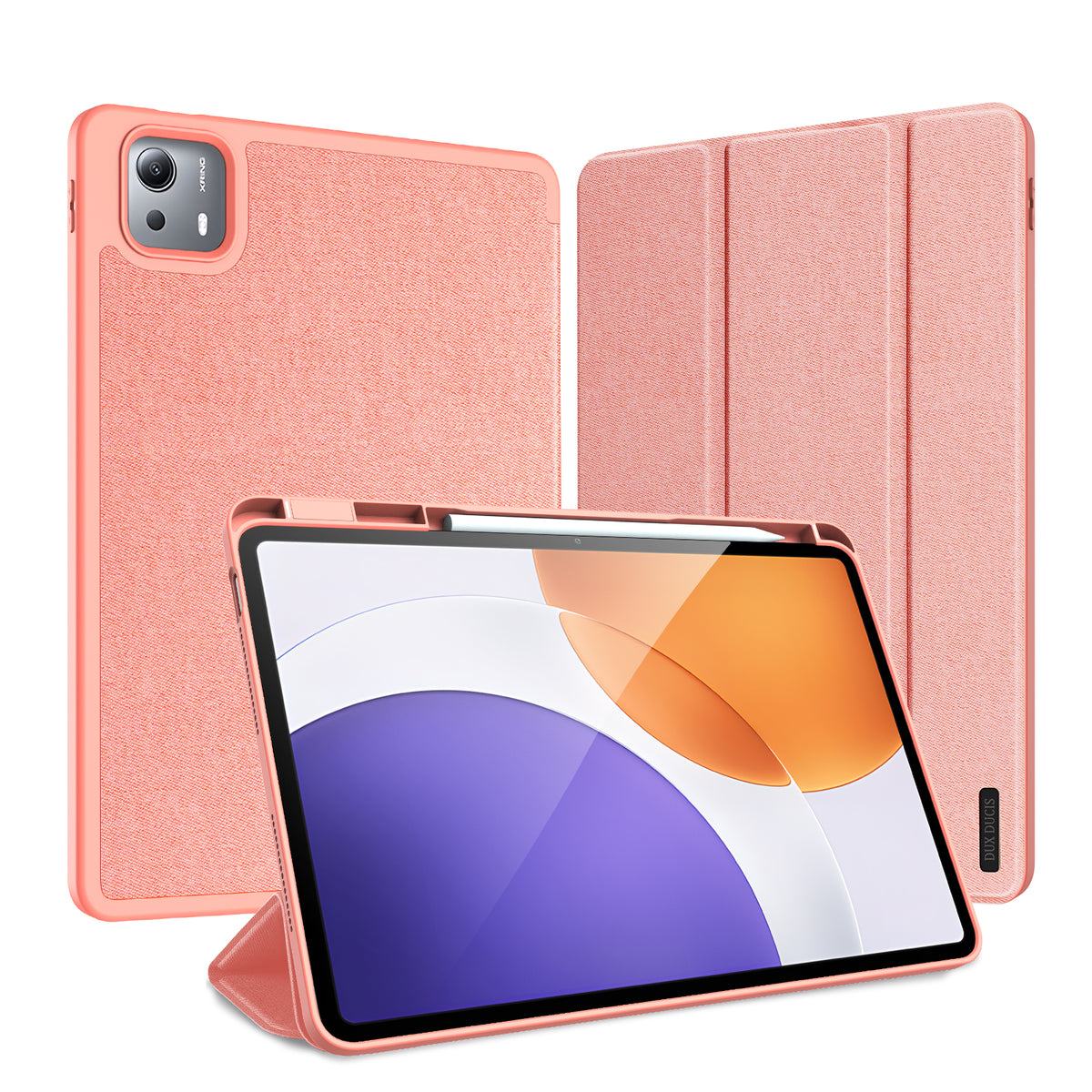 DUX DUCIS For Xiaomi Pad 7S Pro 12.5 Case  Domo Series Tri-fold Stand PU Leather Tablet Cover