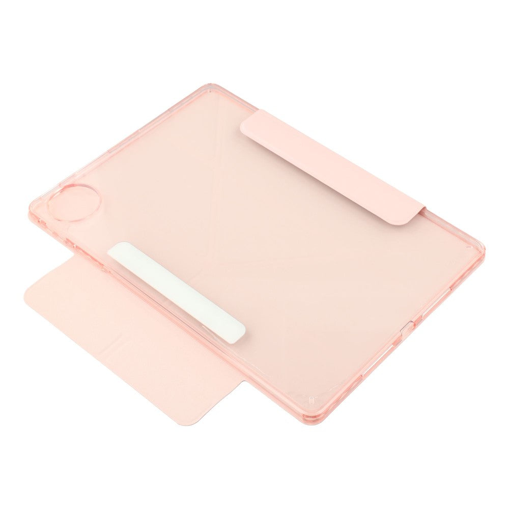 For Huawei MatePad Pro 12.2 (2024) Case Magnetic Dual Clasp PU TPU Acrylic Origami Stand Tablet Cover