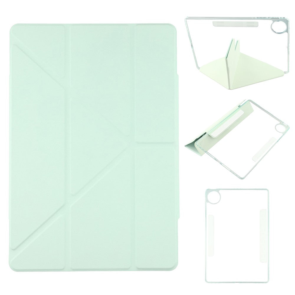 For Huawei MatePad Pro 12.2 (2024) Case Magnetic Dual Clasp PU TPU Acrylic Origami Stand Tablet Cover