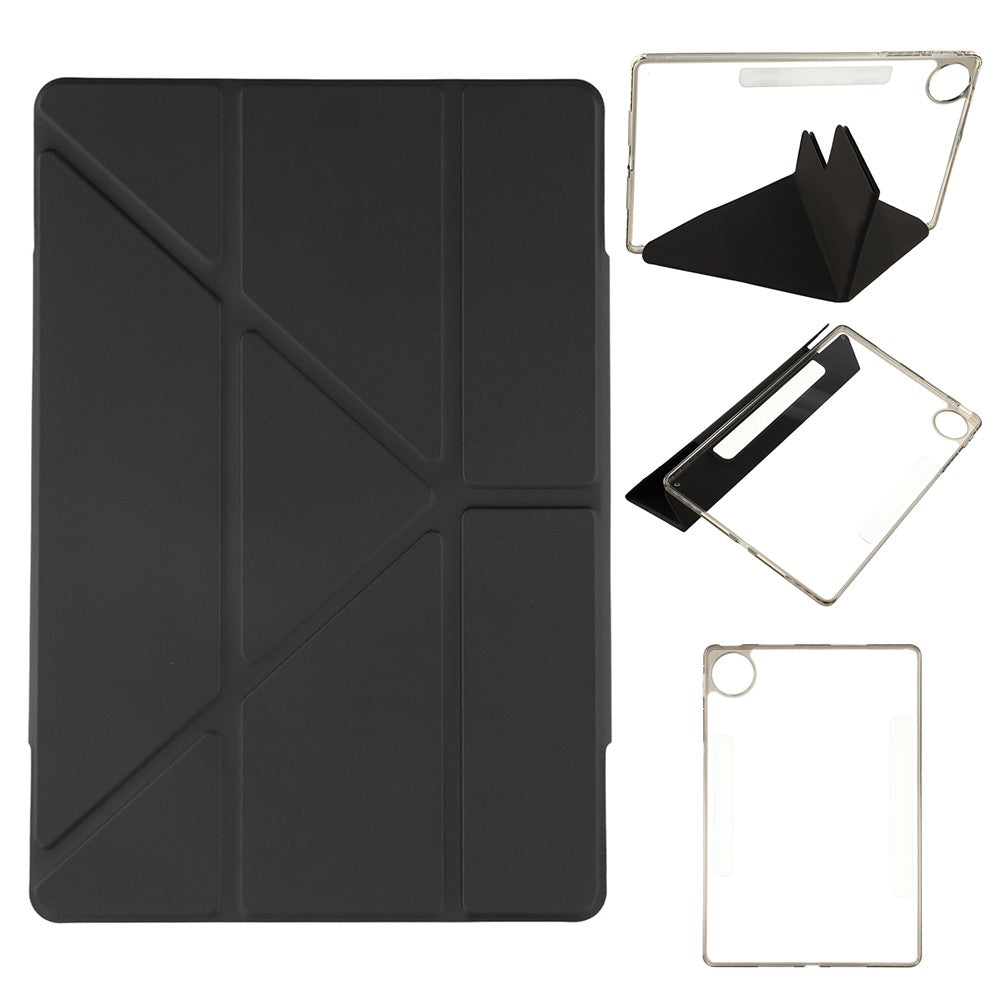 For Huawei MatePad Pro 12.2 (2024) Case Magnetic Dual Clasp PU TPU Acrylic Origami Stand Tablet Cover