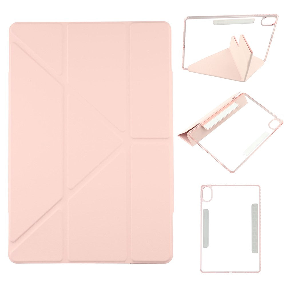 For Huawei MatePad Air (2024) Case Magnetic Dual Clasp PU TPU Acrylic Origami Stand Tablet Cover