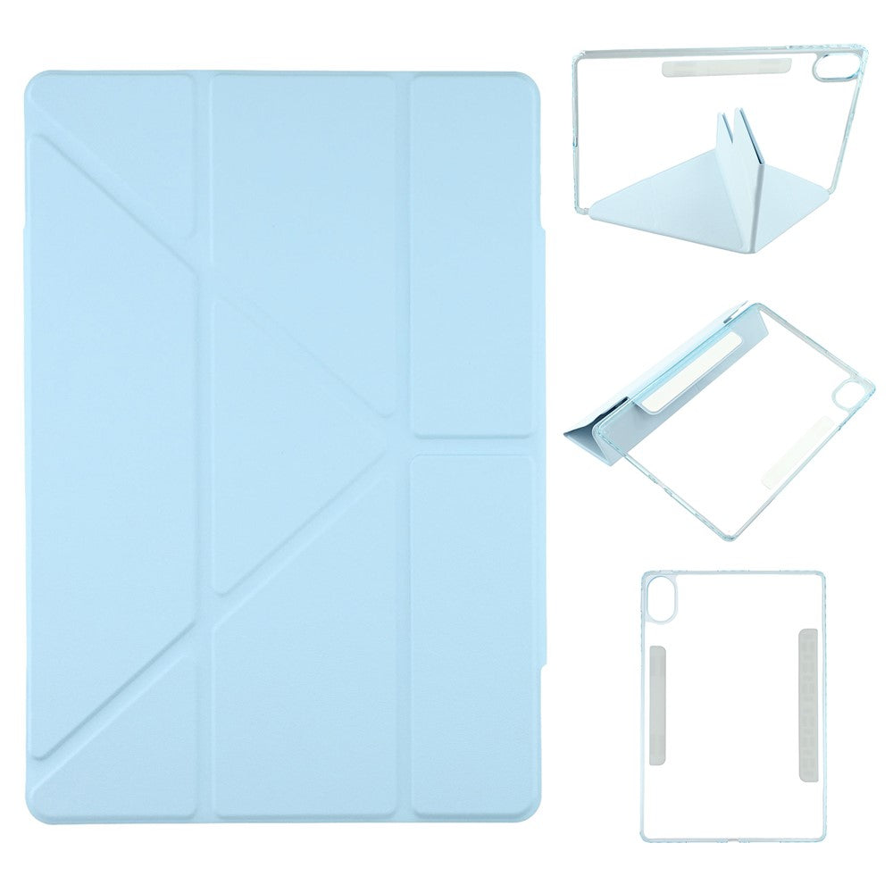 For Huawei MatePad Air (2024) Case Magnetic Dual Clasp PU TPU Acrylic Origami Stand Tablet Cover
