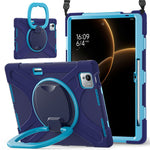 For Xiaomi Pad 7 Ultra Case with Shoulder Strap TPU + PC + Silicone Kickstand Tablet Cover