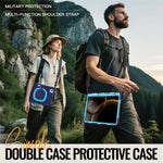 For Xiaomi Pad 7 Ultra Case with Shoulder Strap TPU + PC + Silicone Kickstand Tablet Cover