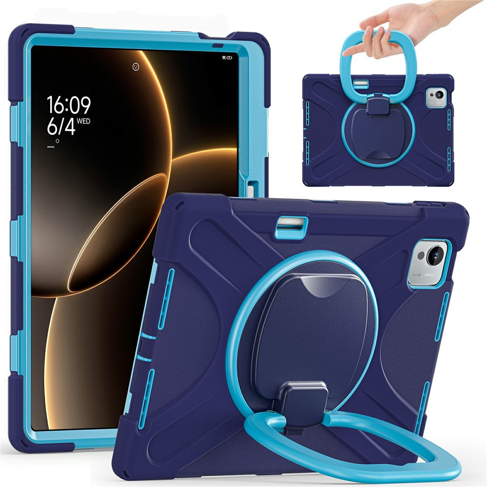 Xiaomi Pad 7 Ultra-skal TPU + PC + silikon surfplatta med vridbart stöd och handtag