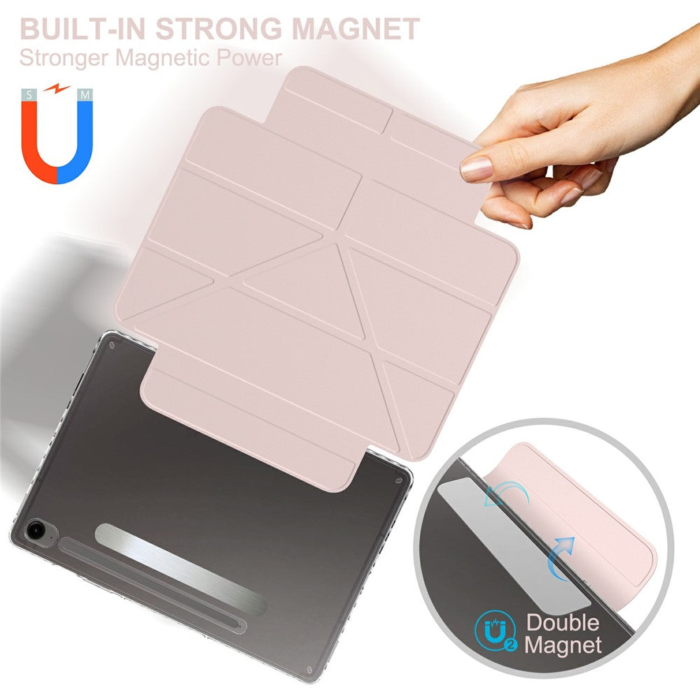 Tablet Case For Samsung Galaxy Tab S10 Lite / S10 FE / S9 FE / S9 Stand Magnetic Detachable PU Leather Cover with Auto Wake / Sleep