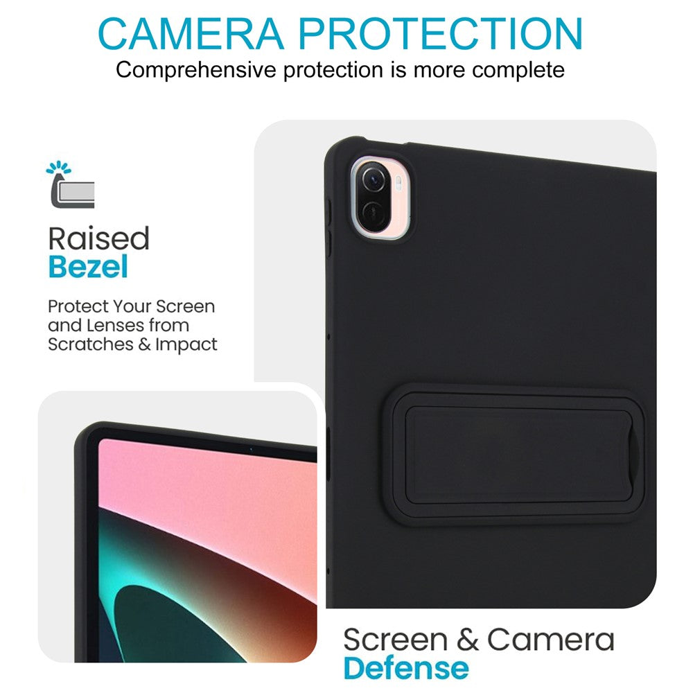 For Xiaomi Pad 5 Pro / Pad 5 Case TPU + PC Skin-Friendly Kickstand Tablet Cover