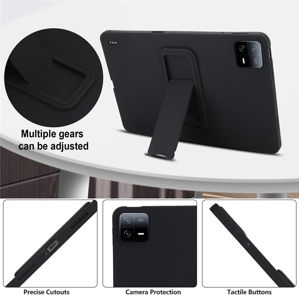 For Xiaomi Pad 6 Pro / Pad 6 Case TPU + PC Skin-Friendly Kickstand Tablet Cover