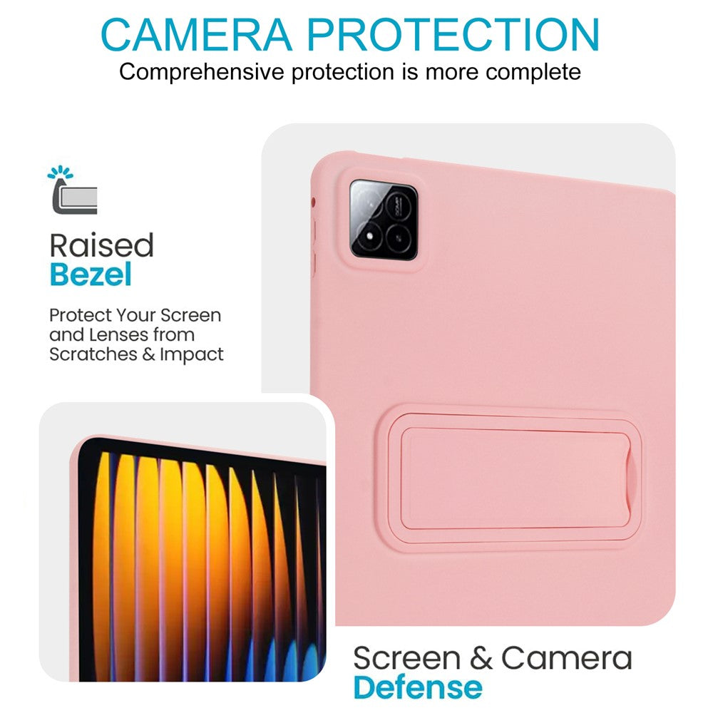 For Xiaomi Pad 7 Pro / Pad 7 Case TPU + PC Skin-Friendly Kickstand Tablet Cover