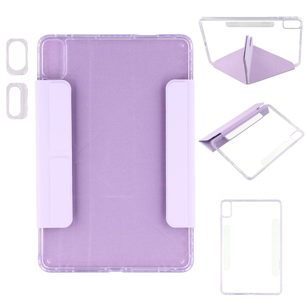 Tablet Case For Huawei MatePad SE 11  /  MatePad 11 (2023)  /  (2021) Magnetic Dual Clasp PU TPU Acrylic Origami Stand Cover