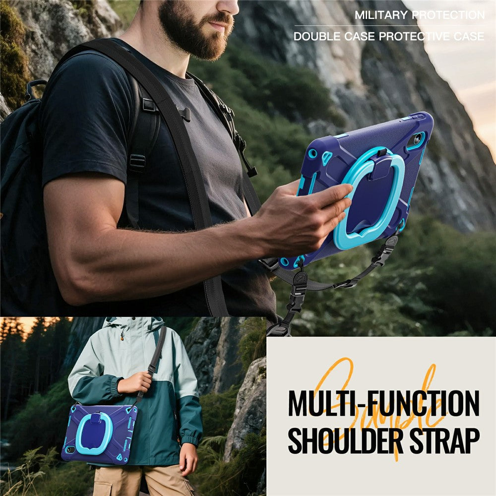 Støttecover med rem til Motorola Moto Pad 60 Neo / Moto Pad (2026) / Lenovo Pad 11 2025 / 2024 / Tab K11 Gen 2 / Idea Tab / K11 / P11 Gen 2 / M11