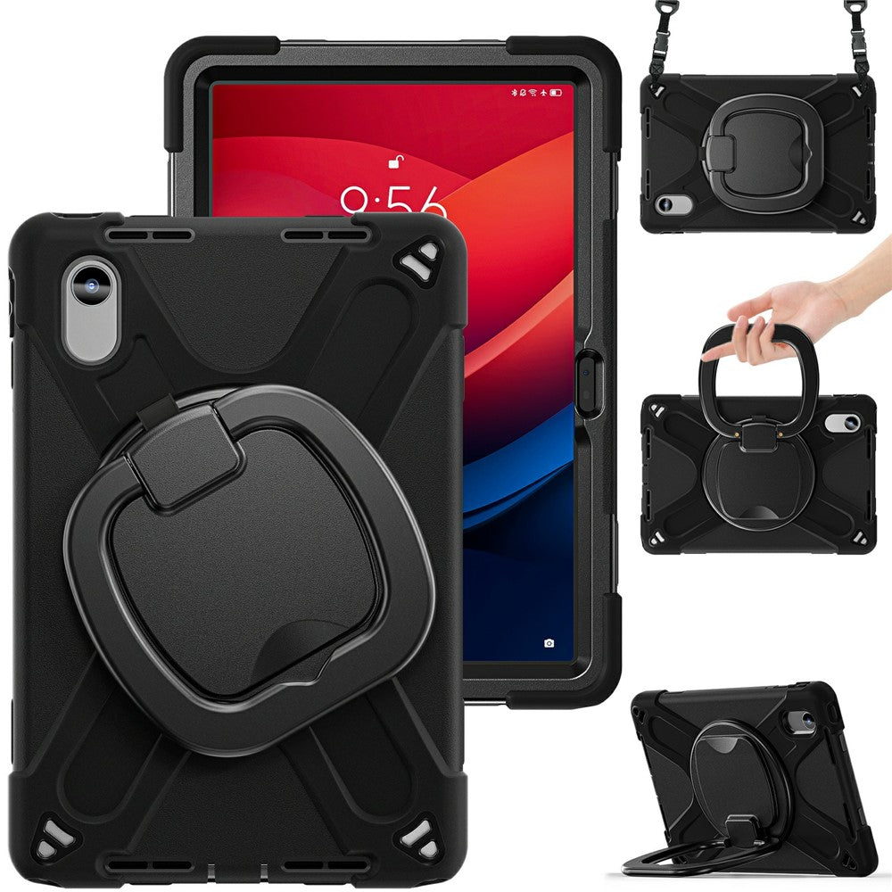 Støttecover med rem til Motorola Moto Pad 60 Neo / Moto Pad (2026) / Lenovo Pad 11 2025 / 2024 / Tab K11 Gen 2 / Idea Tab / K11 / P11 Gen 2 / M11