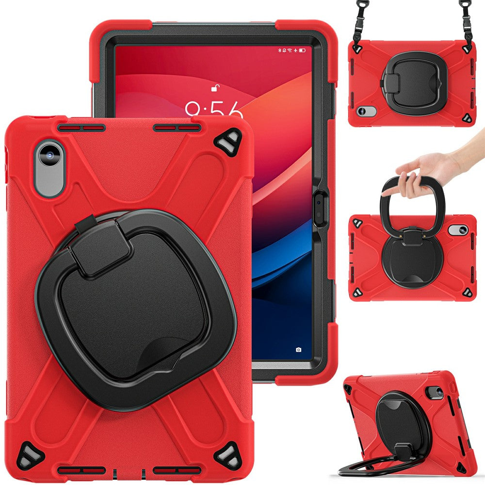 Støttecover med rem til Motorola Moto Pad 60 Neo / Moto Pad (2026) / Lenovo Pad 11 2025 / 2024 / Tab K11 Gen 2 / Idea Tab / K11 / P11 Gen 2 / M11