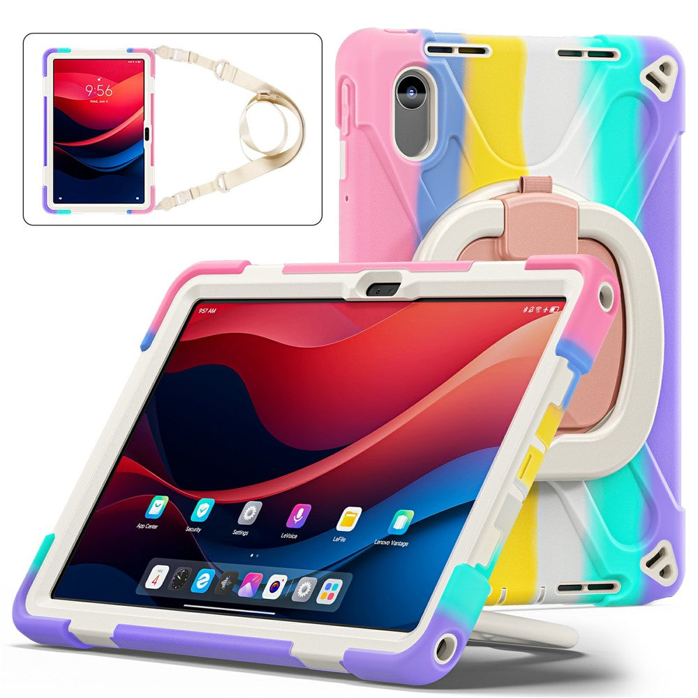 Støttecover med rem til Motorola Moto Pad 60 Neo / Moto Pad (2026) / Lenovo Pad 11 2025 / 2024 / Tab K11 Gen 2 / Idea Tab / K11 / P11 Gen 2 / M11