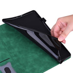 For Lenovo Xiaoxin Pad Pro GT TB710FU, FE Case PU Leather Protective Folio Tablet Cover with Card Holder