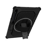 Støttefods-etui til Samsung Galaxy Tab S10+ / S9+ / S8+ / S7+ / S7 FE PC + TPU Stødabsorberende tabletcover med håndrem / penneholder