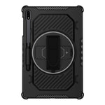 Støttefods-etui til Samsung Galaxy Tab S10+ / S9+ / S8+ / S7+ / S7 FE PC + TPU Stødabsorberende tabletcover med håndrem / penneholder