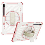 Støttefods-etui til Samsung Galaxy Tab S10+ / S9+ / S8+ / S7+ / S7 FE PC + TPU Stødabsorberende tabletcover med håndrem / penneholder