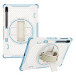 Støttefods-etui til Samsung Galaxy Tab S10+ / S9+ / S8+ / S7+ / S7 FE PC + TPU Stødabsorberende tabletcover med håndrem / penneholder