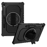 Kickstand Case for Samsung Galaxy Tab S10 FE / S10 Lite / S9 FE / S9 / S8 / S7 PC + TPU Shockproof Tablet Cover with Hand Strap / Pen Slot
