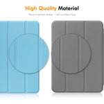 ENKAY HAT PRINCE For Xiaomi Redmi Pad 2 11 Trifold Stand Cover  PU Leather+PC Tablet Case with Auto Wake / Sleep