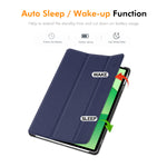 ENKAY HAT PRINCE For Oppo Pad SE Trifold Stand Cover   PU Leather+PC Tablet Case with Auto Wake/Sleep