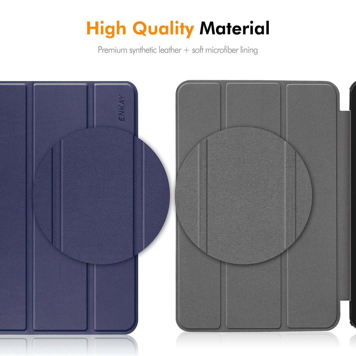 ENKAY HAT PRINCE til Oppo Pad SE Trifold Stand Cover PU-læder+PC tabletcover med automatisk vågne-/dvalefunktion