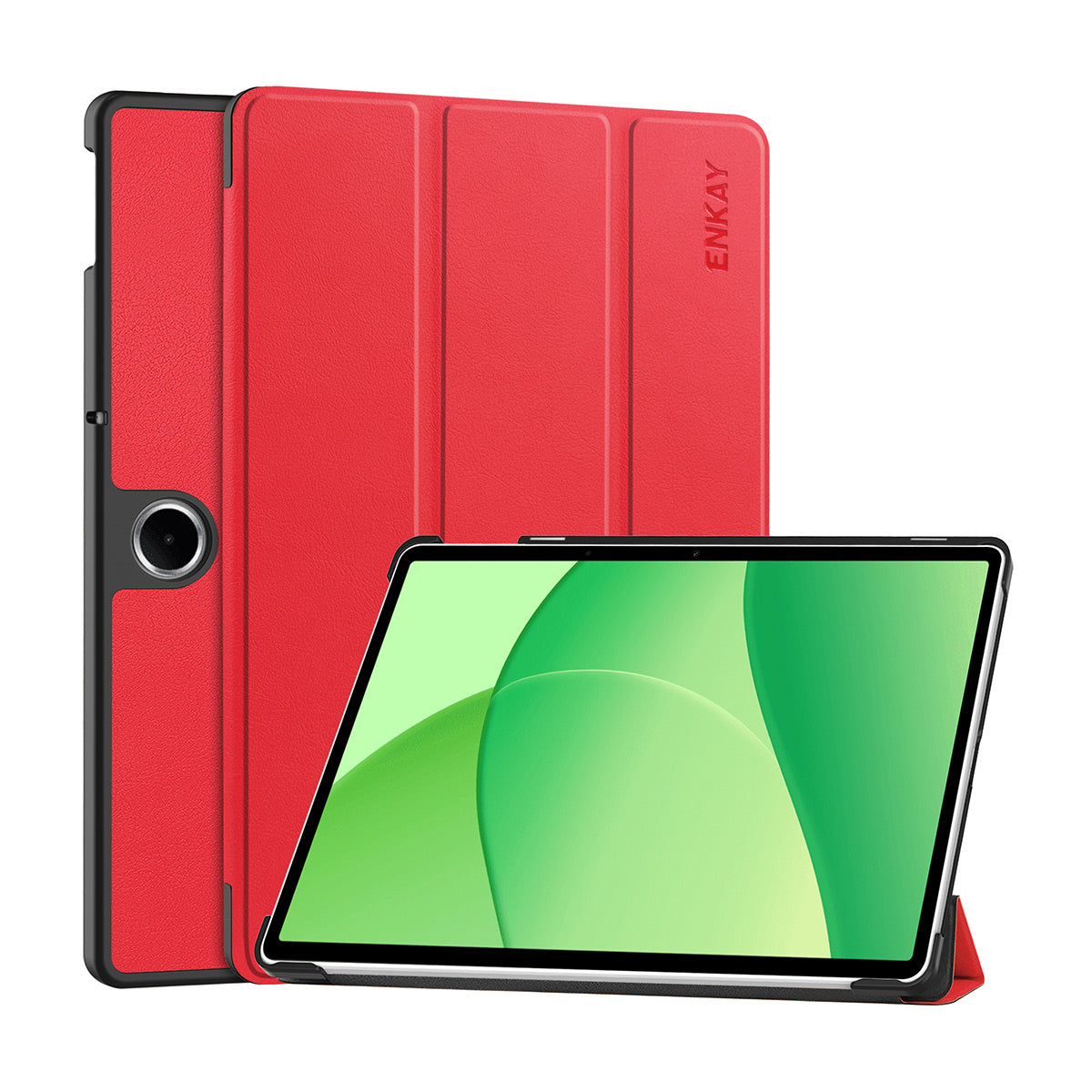 ENKAY HAT PRINCE til Oppo Pad SE Trifold Stand Cover PU-læder+PC tabletcover med automatisk vågne-/dvalefunktion