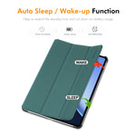 ENKAY HAT PRINCE För OnePlus Pad 2 Pro / OnePlus Pad 3 Trifold Stativfodral PU-läder + PC Surfplatta med Automatisk Väckning/Sömn