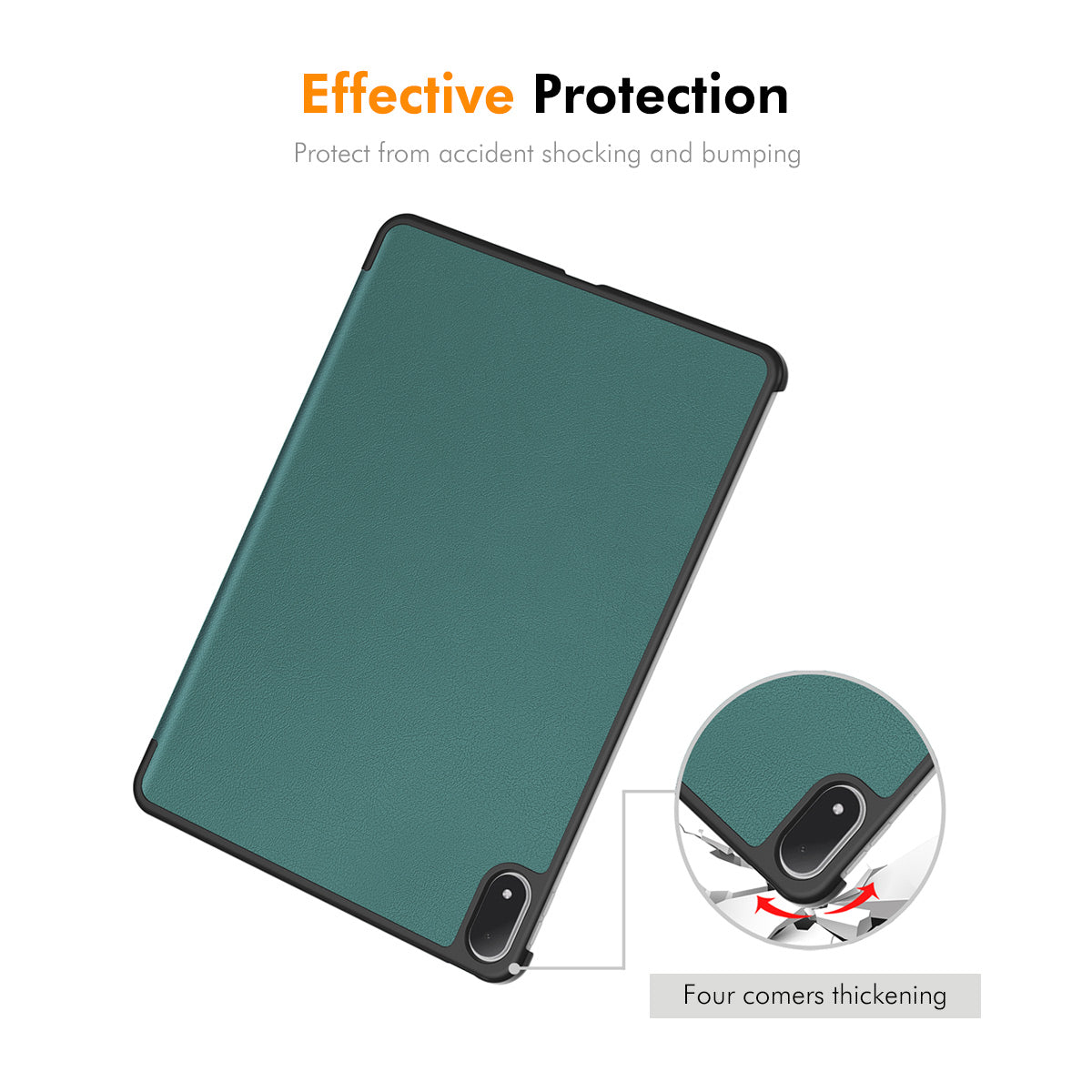 ENKAY HAT PRINCE For OnePlus Pad 2 Pro / OnePlus Pad 3 Trifold Stand Cover   PU Leather+PC Tablet Case with Auto Wake/Sleep