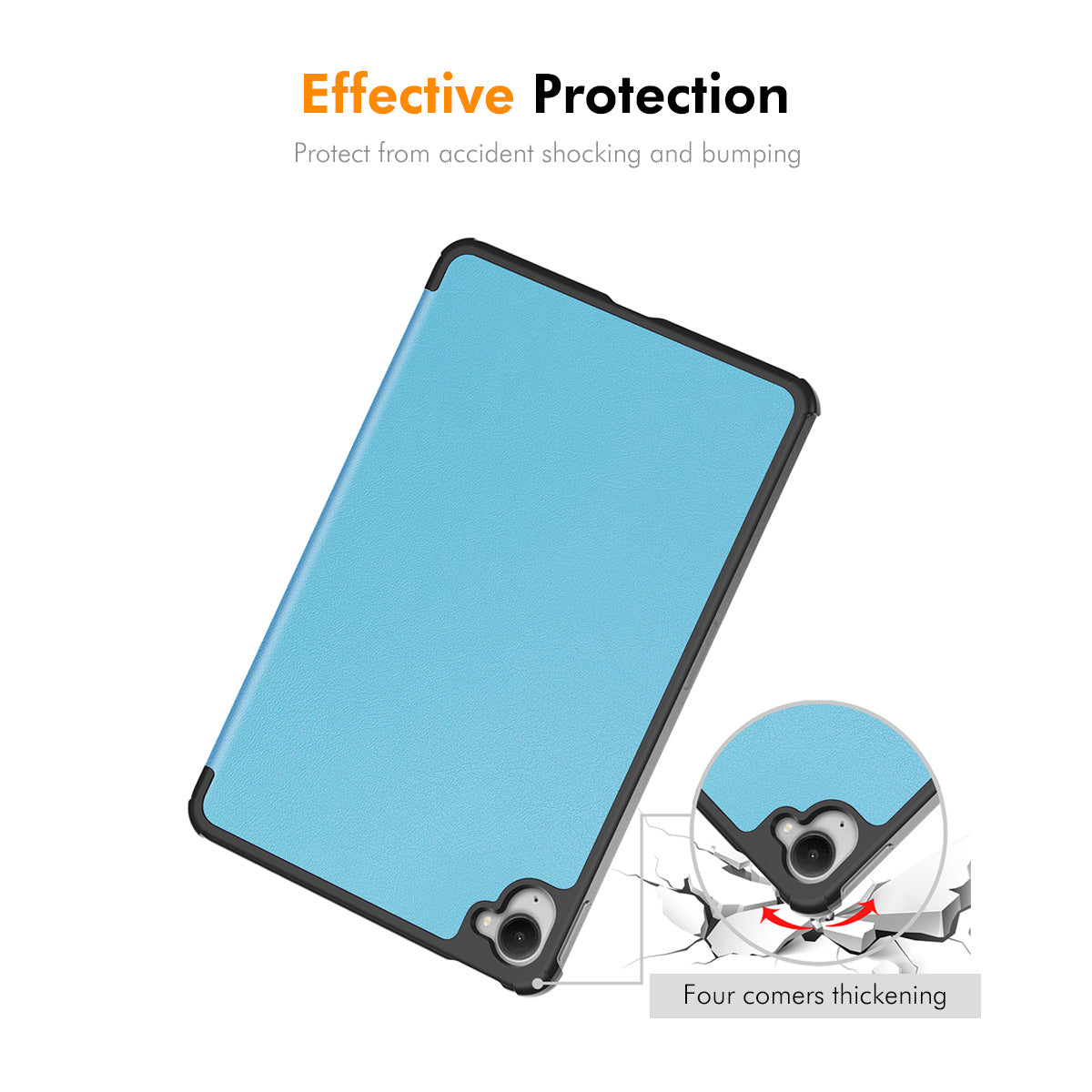 ENKAY HAT PRINCE For Xiaomi Pad Mini / Redmi K Pad Trifold Stand Cover   PU Leather+PC Tablet Case
