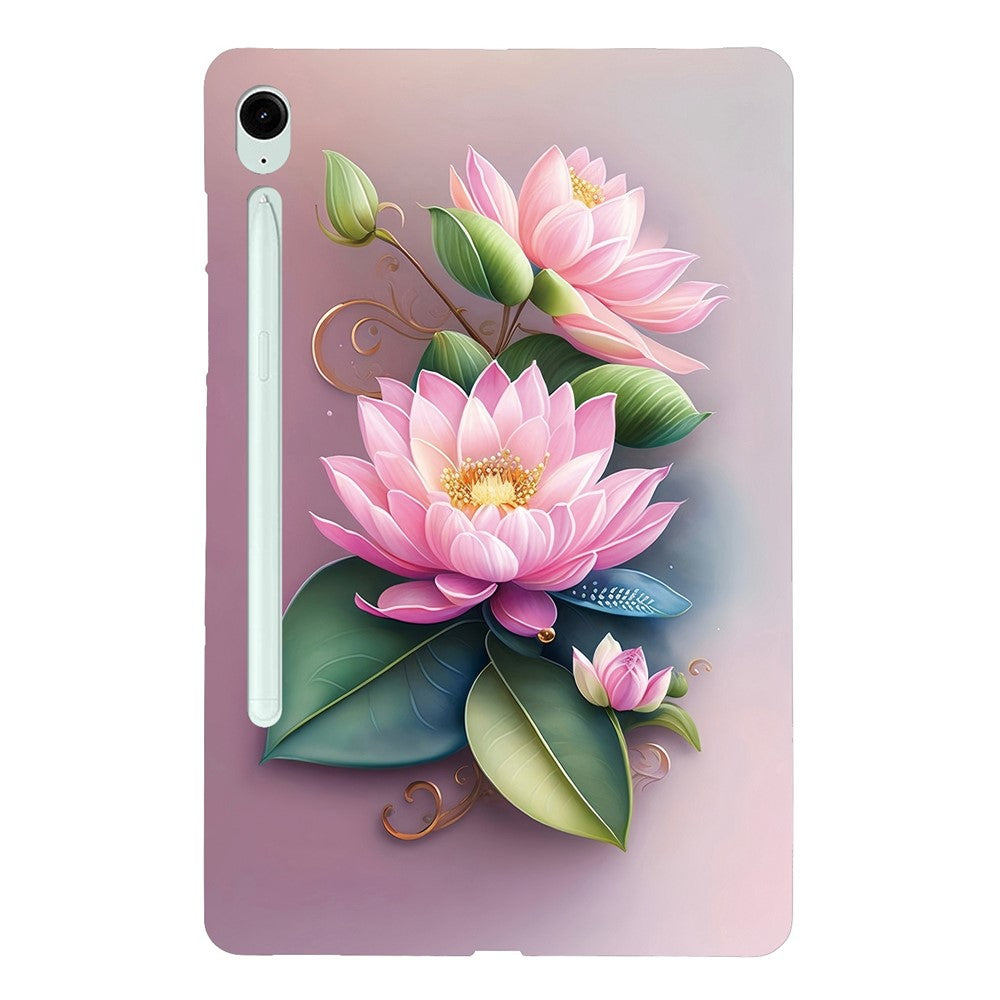 Tablet Cover til Samsung Galaxy Tab S9 FE / S9 Mønsterprintet Slankt Blødt TPU Cover