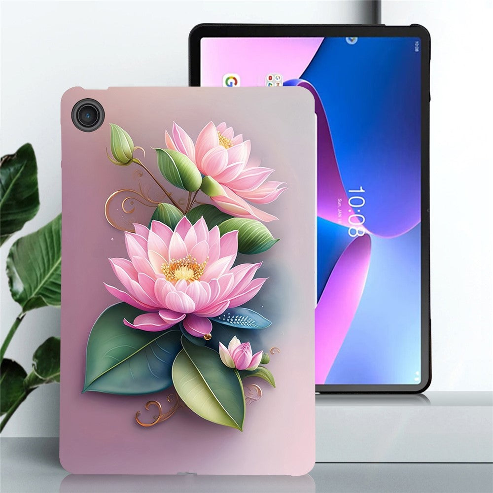 For Lenovo Tab 10.1 (2025) TB311XU  /  Zhaoyang K10C Case Pattern Printing Slim Soft TPU Tablet Cover