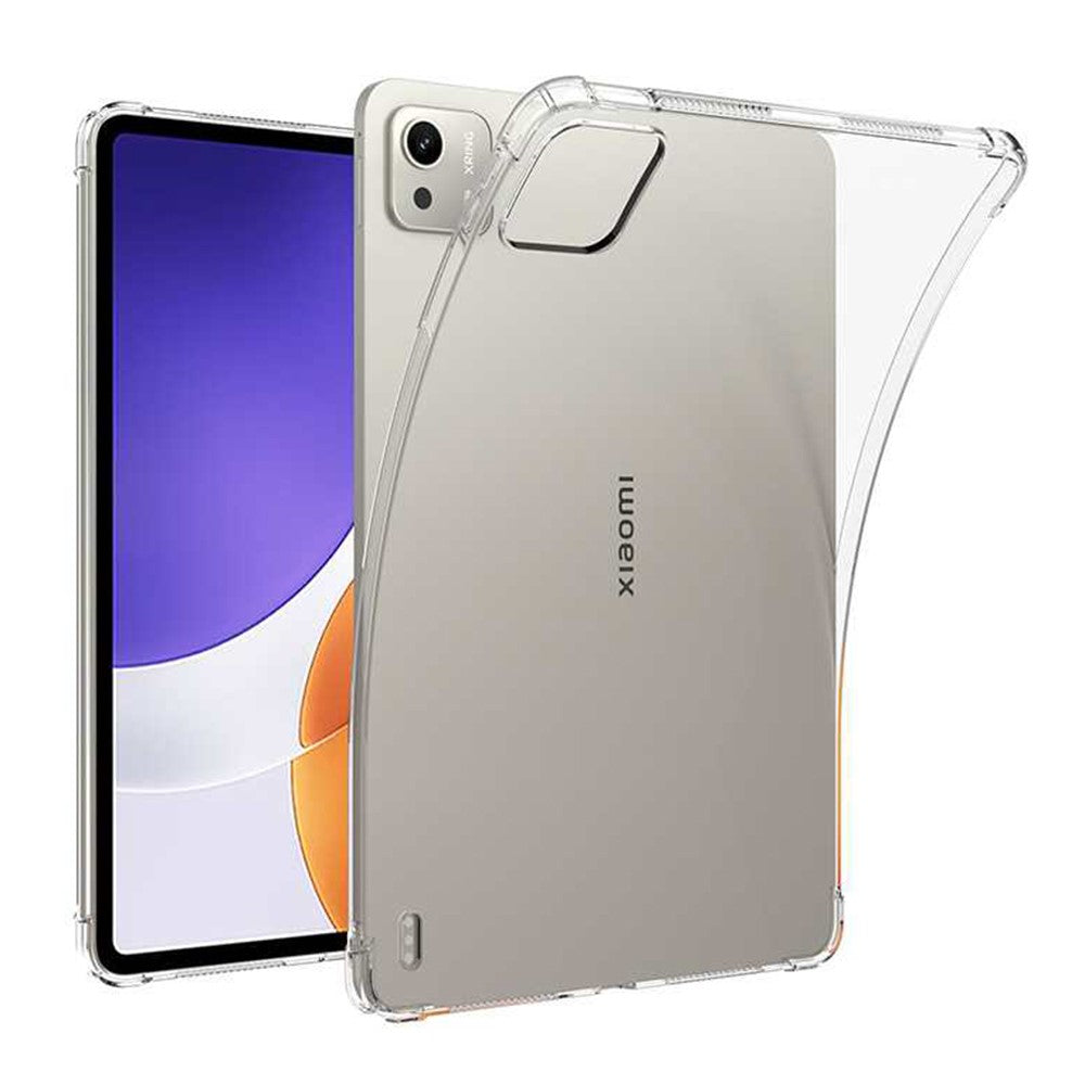 For Xiaomi Pad 7S Pro 12.5 Case Four Corner Shockproof Clear Tablet TPU Cover