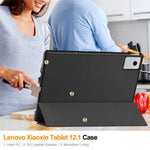 For Lenovo Xiaoxin Pad 2025 12.1 inch Case Anti-Drop Leather Stand Tablet Cover