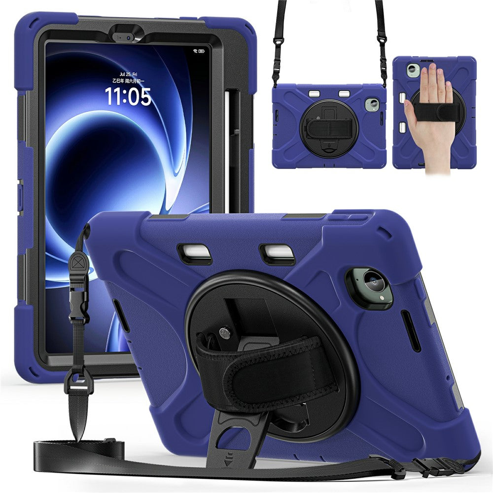 For Xiaomi Pad Mini / Redmi K Pad Kickstand Case TPU PC Silicone Tablet Cover with Shoulder Strap