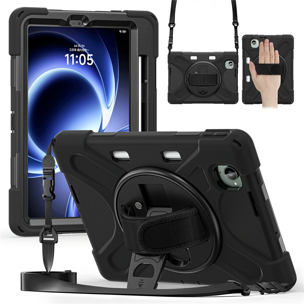 For Xiaomi Pad Mini / Redmi K Pad Kickstand Case TPU PC Silicone Tablet Cover with Shoulder Strap