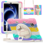 For Xiaomi Pad Mini / Redmi K Pad Kickstand Case TPU PC Silicone Tablet Cover with Shoulder Strap