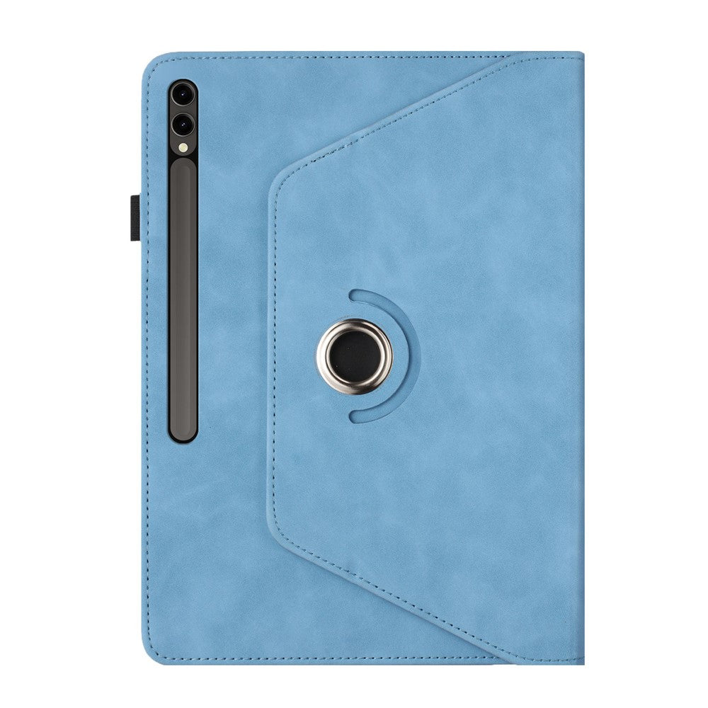 Tabletcover til Samsung Galaxy Tab S10+ / S9+ / S9 FE+ Roterende Stand Solid Farve PU Læder Cover