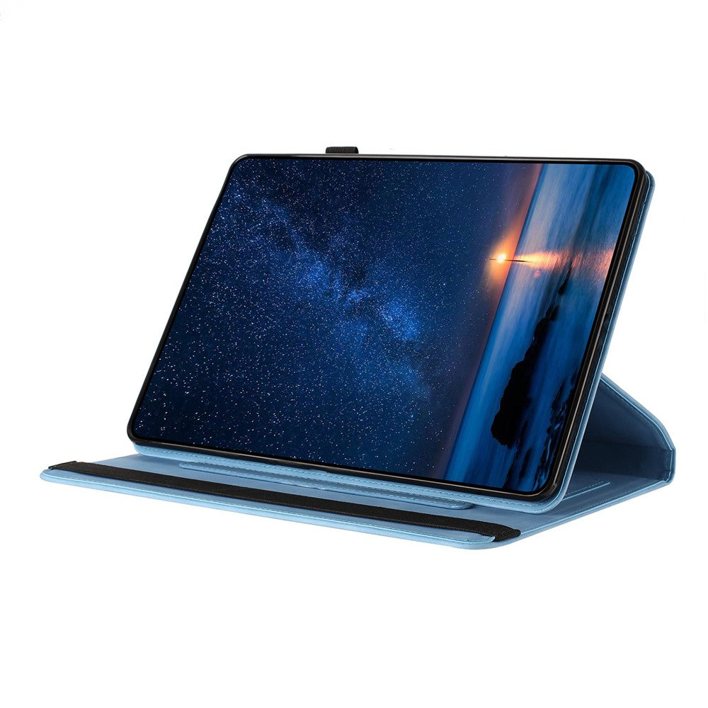 Tabletcover til Samsung Galaxy Tab S10+ / S9+ / S9 FE+ Roterende Stand Solid Farve PU Læder Cover