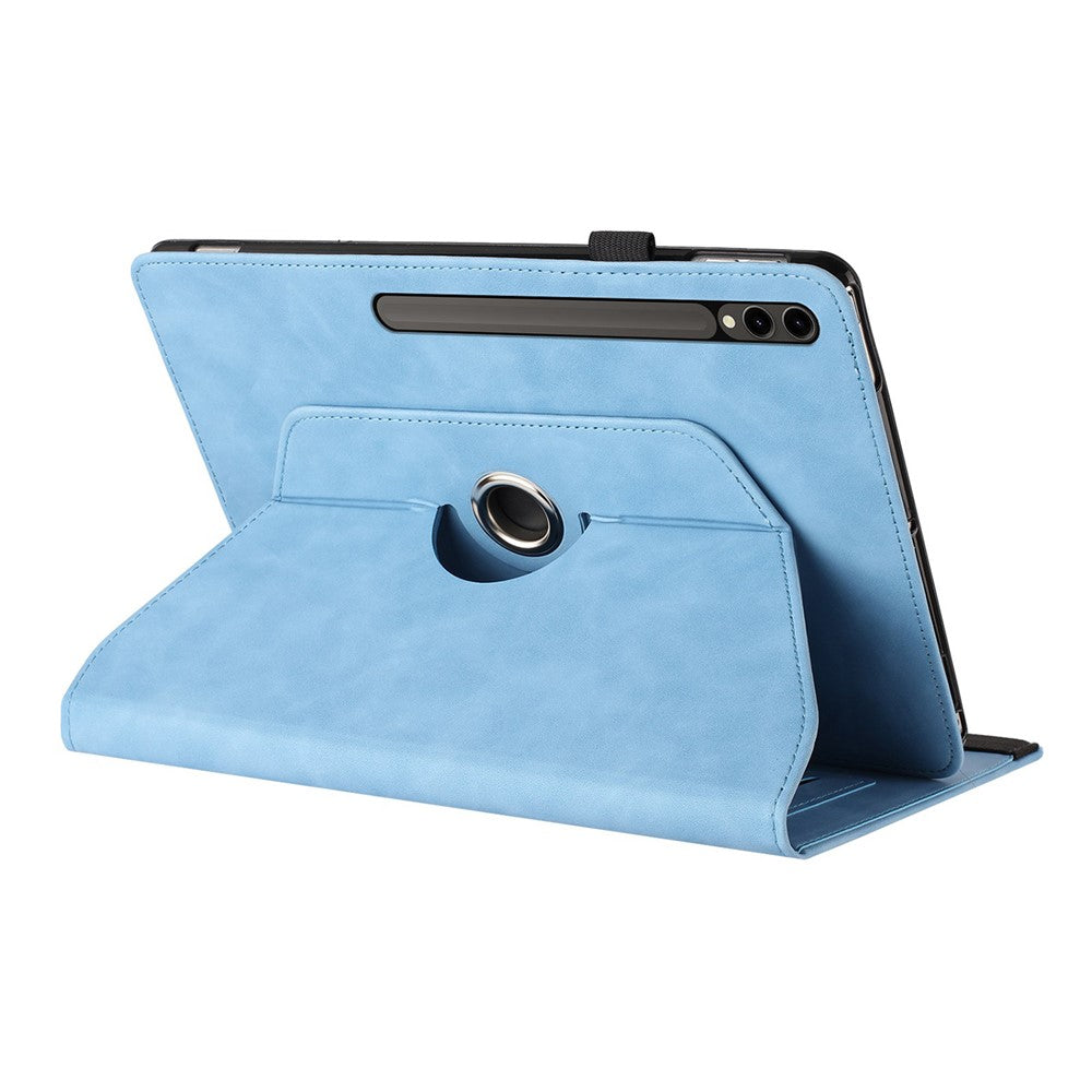 Tabletcover til Samsung Galaxy Tab S10+ / S9+ / S9 FE+ Roterende Stand Solid Farve PU Læder Cover