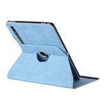 Tabletcover til Samsung Galaxy Tab S10+ / S9+ / S9 FE+ Roterende Stand Solid Farve PU Læder Cover