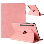 Tabletcover til Samsung Galaxy Tab S10+ / S9+ / S9 FE+ Roterende Stand Solid Farve PU Læder Cover