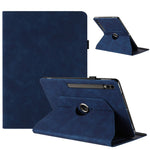 Tabletcover til Samsung Galaxy Tab S10+ / S9+ / S9 FE+ Roterende Stand Solid Farve PU Læder Cover