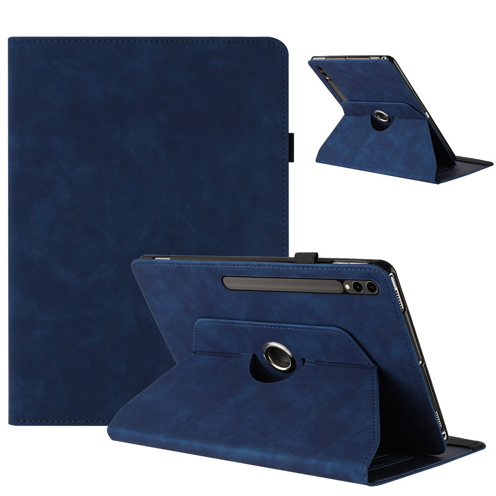 Tabletcover til Samsung Galaxy Tab S10+ / S9+ / S9 FE+ Roterende Stand Solid Farve PU Læder Cover