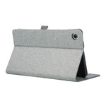 For Lenovo Tab K9 / Tab One Case with Stand Card Holder Cloth Texture Leather Tablet Cover