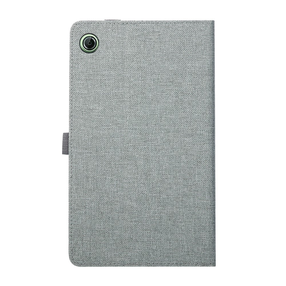 For Lenovo Tab K9 / Tab One Case with Stand Card Holder Cloth Texture Leather Tablet Cover