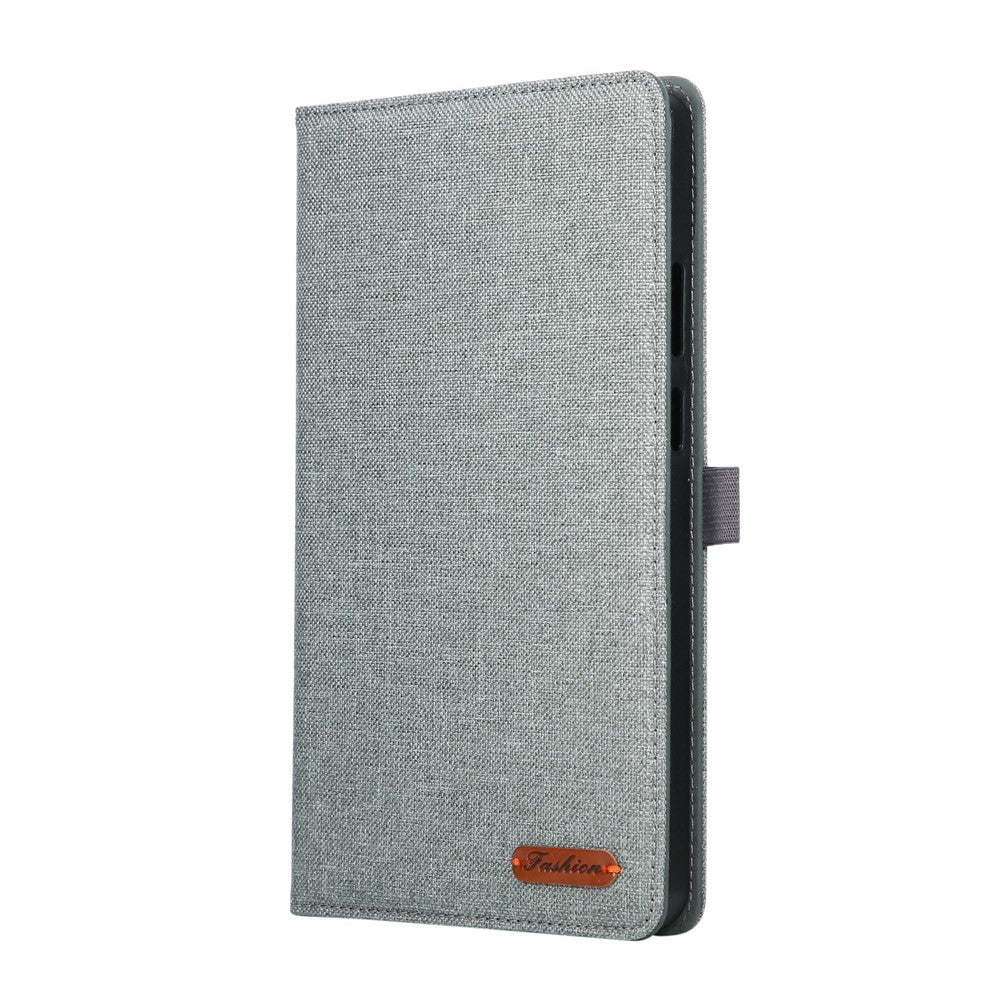 For Lenovo Tab K9 / Tab One Case with Stand Card Holder Cloth Texture Leather Tablet Cover