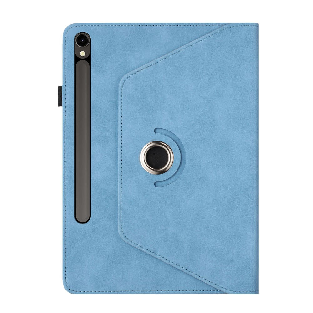 Tabletcover til Samsung Galaxy Tab S10 FE / S9 FE / S9 Roterende stander Ensfarvet PU-lædercover