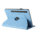Tabletcover til Samsung Galaxy Tab S10 FE / S9 FE / S9 Roterende stander Ensfarvet PU-lædercover
